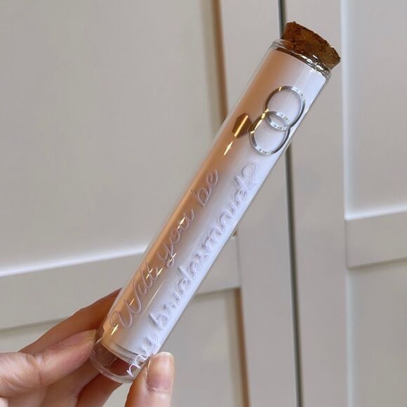 NWT Wool + Pepper Co. Bridesmaid Proposal Glass Test Tube - Picture 1 of 3